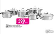 Tissoli 12 Piece Stainless Steel Cookware Set-Per Set