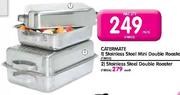 Catermate Stainless Steel Mini Double Roaster-Each