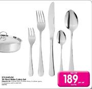 Stylehouse 30 piece Rialto Cutlery Set-Per Set