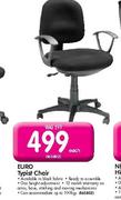 Euro Typist Chair-Each
