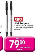 Aro Stick Ballpens-Per 100 Box