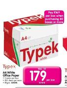 Typek A4 White Office Paper-Per Box