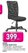Miami Armless Typist Chair-Each