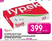 Typek A3 White Bond Paper-Per Box