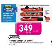 Addis 18 Piece Garage Lin Bin Set-Per Set