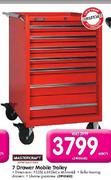 Masterkraft 7 Drawer Mobile Trolley Each