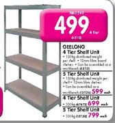 Geelong 4 Tier Shelf Unit