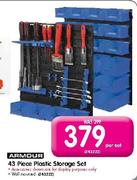 Armour 43 Piece Plastic Storage Set-Per Set
