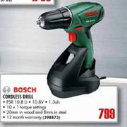 Bosch Cordless Drill 