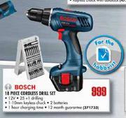 Bosch Cordless Drill Set-18 Piece