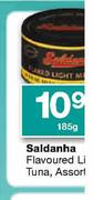 Saldanha Flavoured Light Meat Tuna Assorted-185g Each