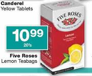 Five Roses Lemon Teabags-20's