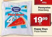 Happy Days Pizza Bases-4's