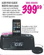 Iluv iPod Clock Radio-IMM153BLK