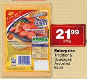 Enterprise Traditional Sausages Assorted-375g Each