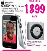 8GB iPod Touch (MC540)