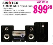Sinotec 2.1 Micro DVD Hi-Fi (MDHF-72RIP)