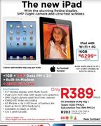 IPad with Wi-Fi + 4G-16GB