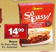 Royco So Easy Meal Kit Assorted Each