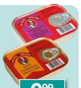 King Oscar Sild Sardines Assorted-106g