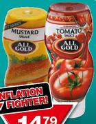 All Gold Squeeze Bottle Sause Assorted-500Ml