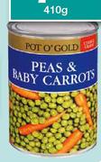 Pot O' Gold Baby Peas % Carrots-410g