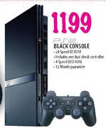 PS2 Black Console