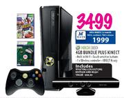 XBOX 360 4GB Bundle Plus Kinect