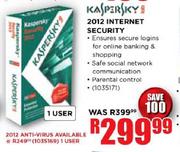 Kapersky 2012 Internet Security-1 User