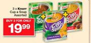 Knorr Cup & Soup Assorted-3's