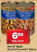 Pot O' Gold Barlotti Cannellini Beans-400gm