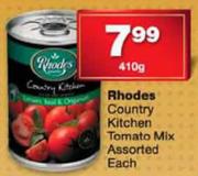Rhodes Country Kitchen Tomato Mix-410gm