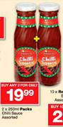 Packo Chilli Sauce Assorted-2x250ml
