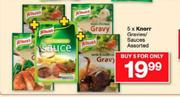Knorr Gravies/Sauces Assorted-5's