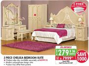 Chelsea Bedroom Suite-3Pcs.
