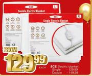 SCE Electric Blanket Single-Each