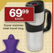 Super Stainless Steel Travel Mug-Each