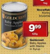 Goldcrest Baby Apples With Stems In Syrup-425g