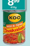 Koo Chakalaka Verskeidenheid Elk-410g