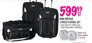 Bon Voyage 3 Piece Travel Set