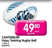 Canterbury Hopu Training Rugby Ball