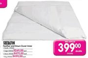 Sheraton Feather & Down Duvet Inner Double