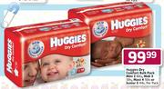 Huggies Dry Comfort Bulk Pack Mini 2-66's, Midi 3-58's, Maxi 4-50's Or Junior 5-44's-Per Pack