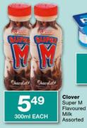 Clover Super M Flavoured Milk-300ml Each