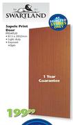 Swartland Sapele Print Door