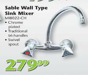 Sable Wall Type Sink Mixer
