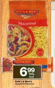 Fatti's & Moni's Spaghetti/Macaroni-500g elk