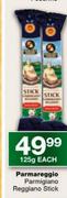 Parmareggio Parmigiano Reggiano Stick-125g each