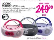 Logik CD/Radio Player (PCD 6203)