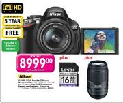 Nikon D5100 DSLR Bundle 300mm